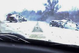 Под Пензой «Гранта» врезалась в патрульный автомобиль