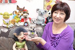 Пензячка Наталья Платонникова освоила искусство валяния из шерсти Пензячка Наталья Платонникова освоила искусство валяния из шерсти