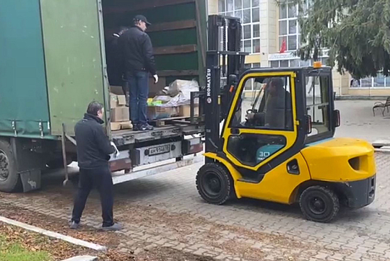 В Пологовский район пришла очередная партия гуманитарного груза из Пензы