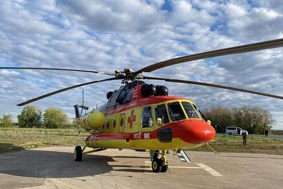 В Пензу из Саратова на вертолете доставили младенца для медицинской помощи