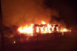 В Никольском районе сгорел дом площадью 100 кв. м