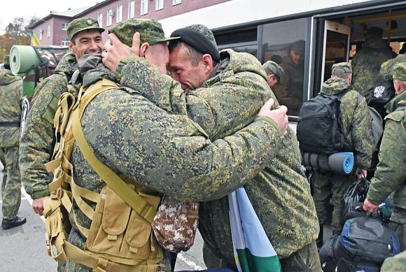 Пензенские мобилизованные отправились в расположения Южного военного округа