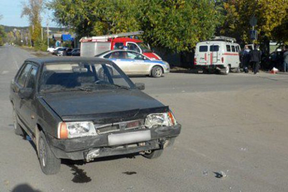 В Кузнецке столкнулись Renault Logan и ВАЗ-21099