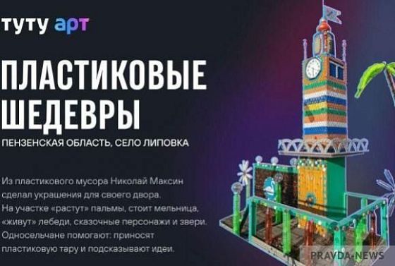 Пензенские «Пластиковые шедевры» выиграли 7 тур конкурса необычных арт-объектов 