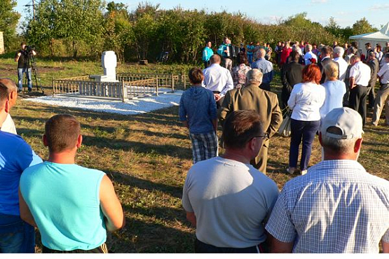 В Пензенской области открыли памятник заброшенной деревне