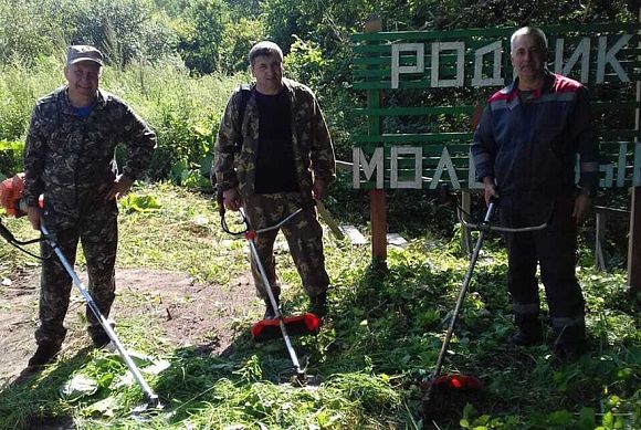 В Земетчинском районе очистили родник «Молочный»