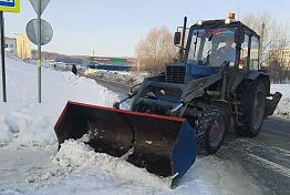 «Пензавтодор» круглосуточно убирает снег на улицах города