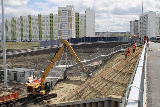 В Пензе завершают строительство развязки на 624-м км трассы М-5