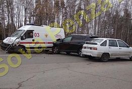 В Заречном джип столкнулся со «скорой»