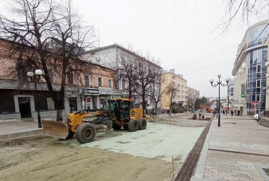 В Пензе верх улицы Московской готовятся мостить плиткой