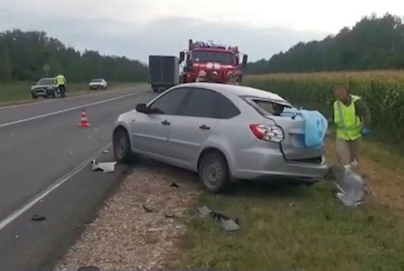 В Пензенском районе погиб пассажир автомобиля Lada Granta