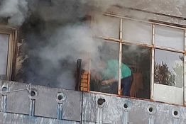 В Пензе пожар на ул. Терешковой потушил сосед — соцсети