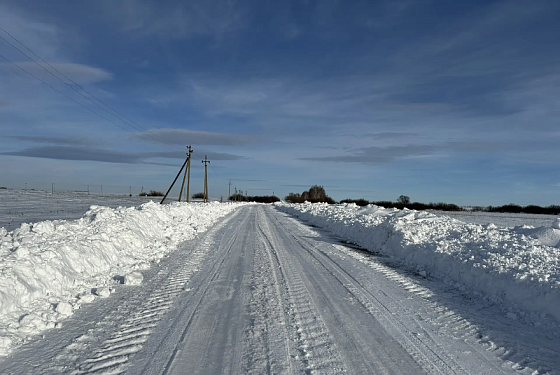 В Лопатинском районе после вмешательства прокуратуры почистили дорогу