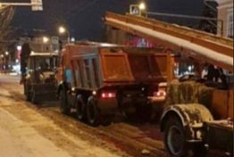 За ночь с улиц Пензы вывезли около 1200 кубометров снега