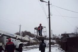 В Пензенской области полностью восстановлено электроснабжение