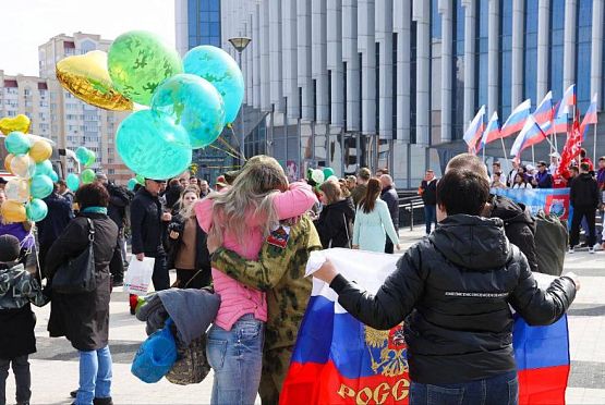 Пензенские мобилизованные приехали в отпуск