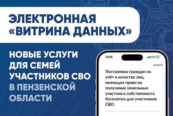 В Пензенской области доступны новые услуги для семей участников СВО