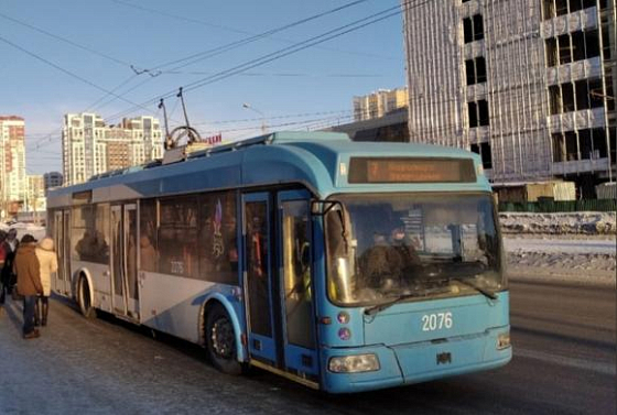 Троллейбусы объедут ремонтируемый участок проспекта Победы