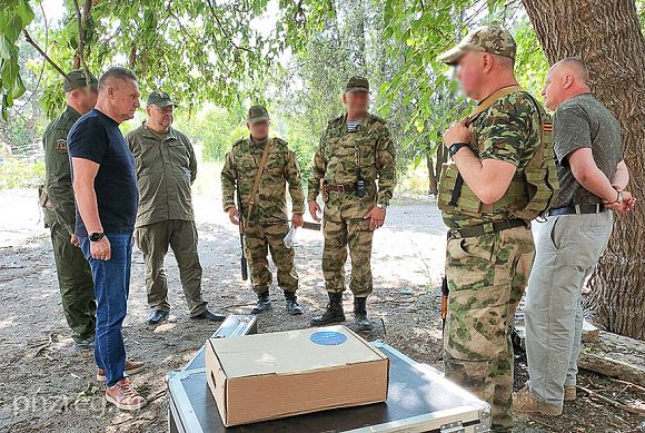 Олег Мельниченко встретился с пензенскими бойцами в Херсонской области