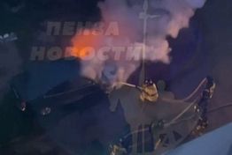 В Пензе два автомобиля пострадали от пожара