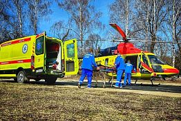 В Пензу на вертолете доставили трех экстренных пациентов