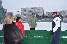 В Пензе проверили состояние хоккейных площадок