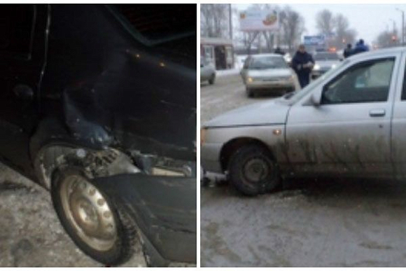 В Кузнецке 31 декабря столкнулись четыре автомобиля