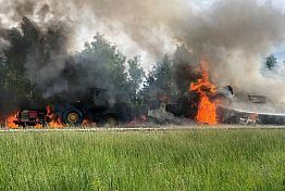 В Нижнеломовском районе загорелось топливо из бензовоза, погиб человек В Нижнеломовском районе загорелось топливо из бензовоза, погиб человек