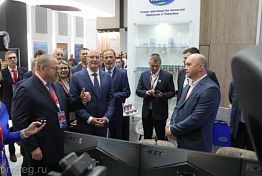 Стенд Пензенской области на ПМЭФ посетили Чернышенко и Комаров Стенд Пензенской области на ПМЭФ посетили Чернышенко и Комаров