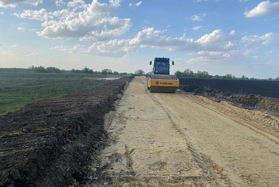 В Белинском районе строят подъездную дорогу к животноводческому комплексу