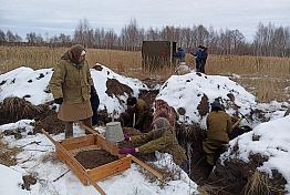 Пензенские поисковики и школьники на час переместились в 1941 год