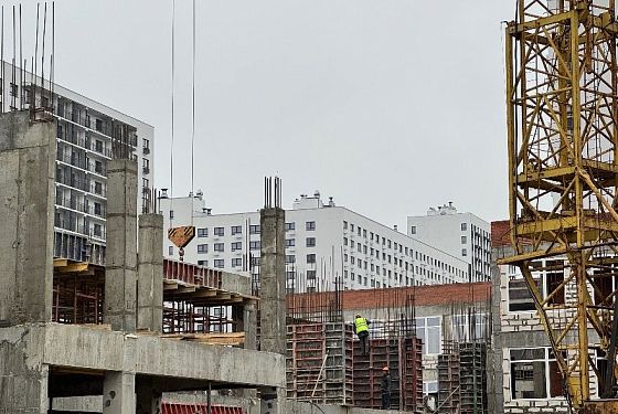 Школу в «Лугометрии» строят в соответствии с графиком