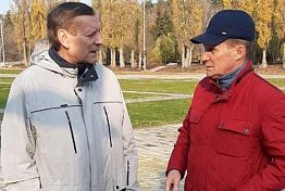 Переболевший ковидом глава Заречного встретился с Виктором Кувайцевым Переболевший ковидом глава Заречного встретился с Виктором Кувайцевым