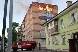 В Сердобске огонь охватил две квартиры