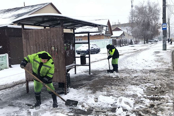 Последствия снегопада устраняют 129 сотрудников «Пензавтодора»