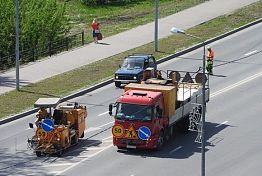 В Пензе наносят новую дорожную разметку