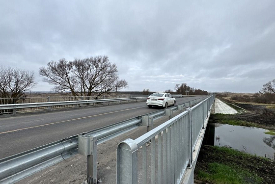 В Пензенской области обновили мост через реку Каурец