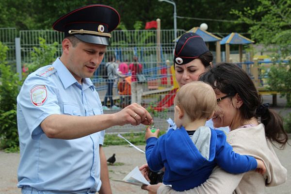 В Пензе сотрудники ГИБДД «подарили зебре улыбку»