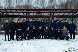 Хоккеисты пензенского «Дизеля» постреляли по тарелкам