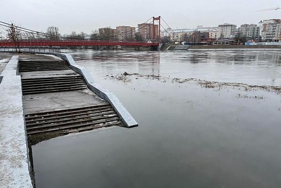 В Пензе «утонула» набережная Суры