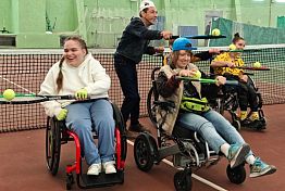 В Пензе открылась секция тенниса для людей с инвалидностью