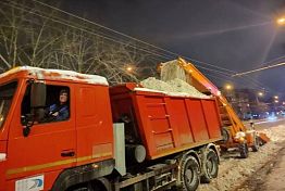 4700 кубометров снега вывезли с улиц Пензы за один день