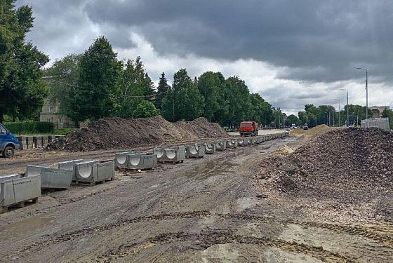 В Кузнецке ведется ремонт центральных дорог