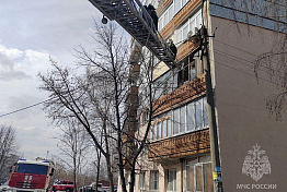 При пожаре в Пензе на Клары Цеткин эвакуировали жильцов дома