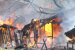 В Пензенской области в огне погибли двое малолетних детей