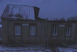 В Никольске при пожаре обрушилась кровля горящего дома