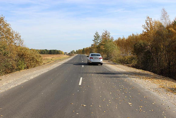 В Наровчатском районе ввели в эксплуатацию новую дорогу