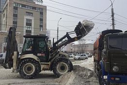 За сутки из Пензы вывезли 6,6 тысяч кубометров снега