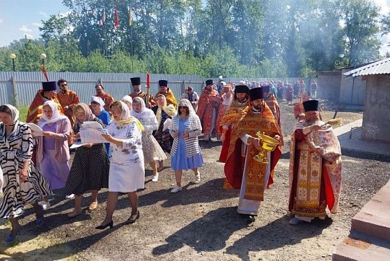 В Спасске освятили храм в честь святого Спиридона Тримифунского