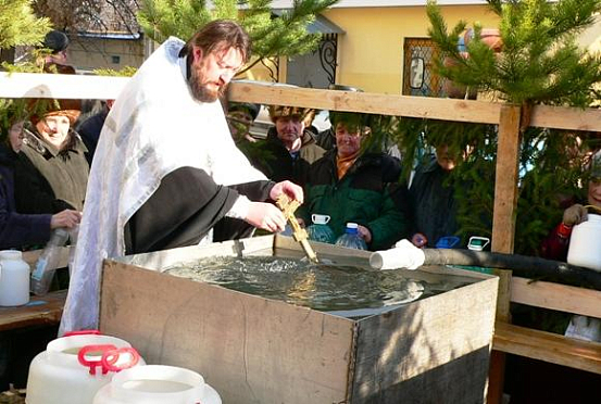 Крещение в Пензе: раздача святой воды и мастер-класс по колокольному звону